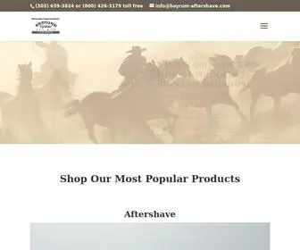 Bayrum-Aftershave.com(Ogallala Bay Rum Aftershave) Screenshot