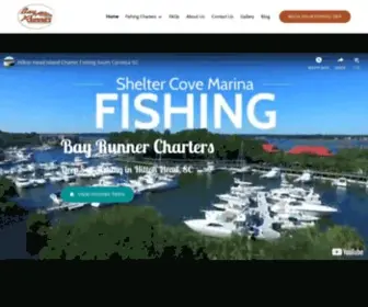 Bayrunnerfishinghiltonhead.com(Bay Runner Charters) Screenshot