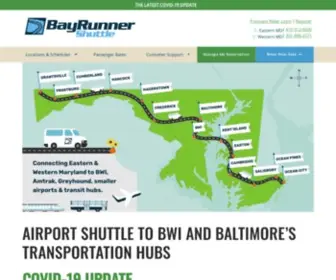 Bayrunnershuttle.com(BayRunner Shuttle) Screenshot