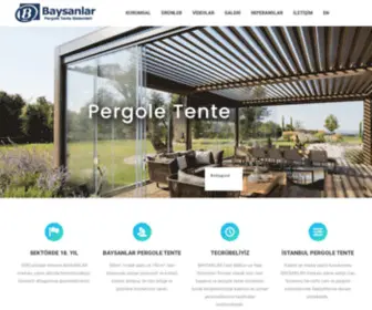 Baysanlarpergoletente.com(Baysanlar Pergole Tente) Screenshot