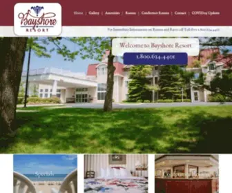 Bayshore-Resort.com(Bayshore Resort Traverse City) Screenshot