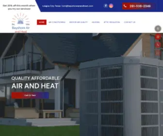 Bayshoreairandheat.com(HVAC Contractors) Screenshot