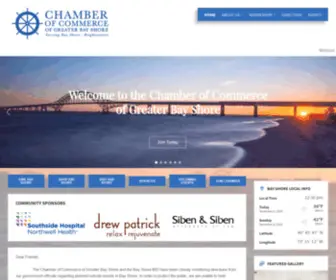 Bayshorecommerce.com(Chamber Of Commerce Of Greater Bay Shore) Screenshot