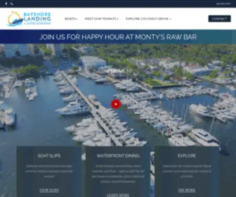 Bayshorelandingmarina.com(Bayshore Landing Marina) Screenshot