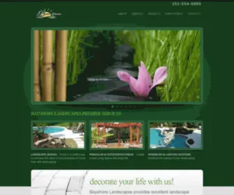 Bayshorelandscapes.com(Bayshore Landscapes LLC) Screenshot