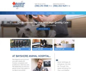 Bayshorelovespets.com(Bayshore Animal Hospital) Screenshot