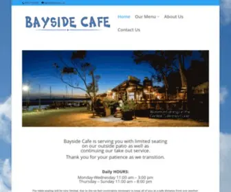 Baysidecafe.com(Bayside Cafe) Screenshot