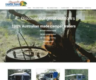 Baysidecampertrailers.com.au(Bayside camper trailer hire and sales in Brisbane northside) Screenshot