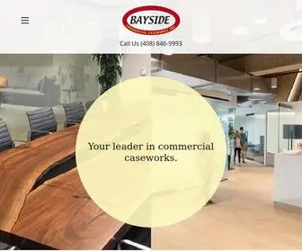 Baysidecommercialcaseworks.com(Bayside Commercial Caseworks) Screenshot