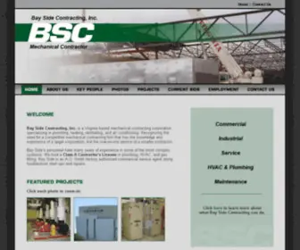 Baysidecontracting.com(Bay Side Contracting) Screenshot