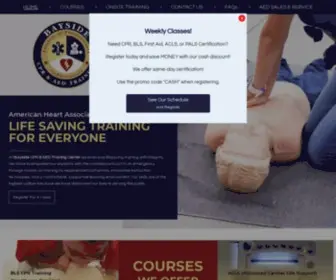 BaysidecPR.com(Bayside CPR & AED Training Center conducts classes and) Screenshot