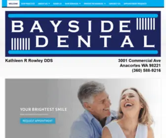 Baysidedentalwa.com(Anacortes, WA Dentist) Screenshot