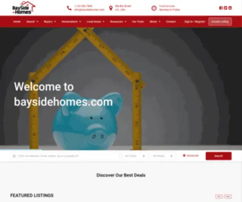 Baysidehomes.com(Your Total Home Solution) Screenshot