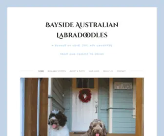 Baysidelabradoodles.com(Bayside Australian Labradoodles) Screenshot