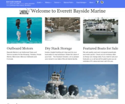 Baysidemarine.com(Bayside Marine) Screenshot