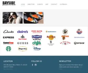 Baysidemarketplace.com(Bayside Marketplace) Screenshot