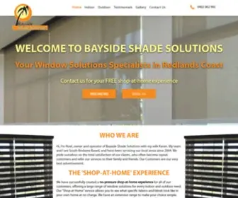 Baysideshadesolutions.com.au(Bayside Shade Solutions) Screenshot