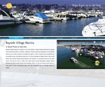 Baysidevillagemarina.com(Bayside Village Marina) Screenshot