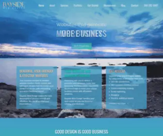 Baysidewebdesign.com(Bayside Web Design) Screenshot