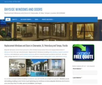 Baysidewindows.com(Bayside Windows and Doors) Screenshot