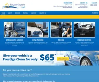 Baystarexpress.com.au(Baystar Express Hand Car Wash Cafe) Screenshot