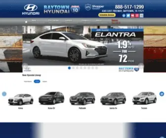 Baytownhyundai.com(Baytown Hyundai) Screenshot