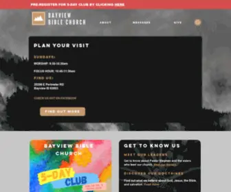 Bayviewbiblechurch.org(Bayview Bible Church) Screenshot