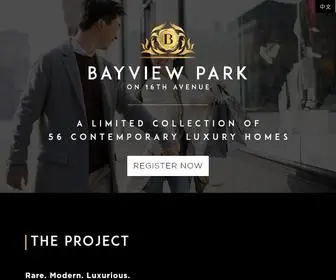 Bayviewparkhomes.com(Bayview Park) Screenshot