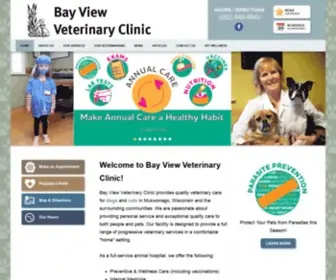 BayviewVet.com(Bay View Veterinary Clinic) Screenshot