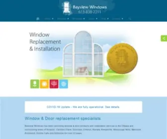 Bayviewwindows.ca(Window and door sales and installation) Screenshot