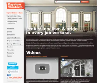 Bayviewwindows.com(Bayview Windows) Screenshot