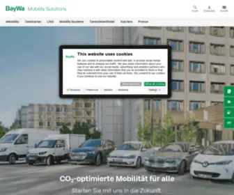 Baywa-Mobility.de(Starten Sie schon heute in die CO₂) Screenshot