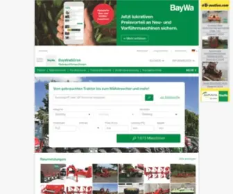 Baywaboerse.com(Gebrauchte Traktoren & Landmaschinen) Screenshot