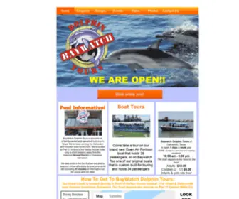 Baywatchdolphintours.com(BayWatch Dolphin Tours) Screenshot