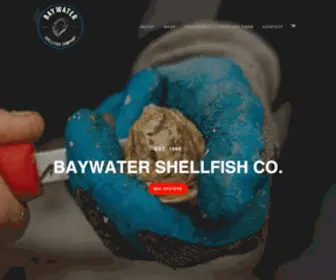 Baywatershellfish.com(Baywater Shellfish) Screenshot