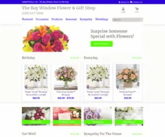 Baywindowflorist.com(The Bay Window Flower & Gift Shop) Screenshot