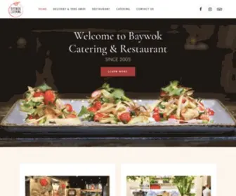 Baywokcatering.com.au(Asian) Screenshot