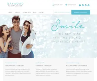 Baywooddentalgroup.com(Dentist in Valencia CA) Screenshot