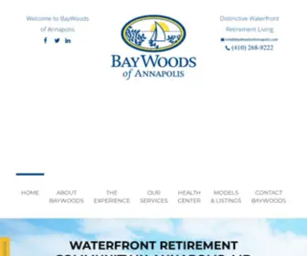 Baywoodsofannapolis.com(BayWoods) Screenshot