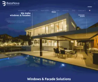 Baza-Nova.com(Windows & Facade Solutions) Screenshot