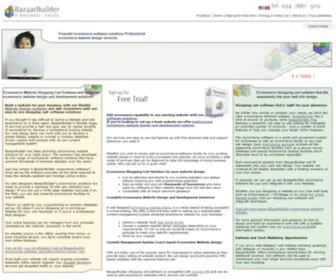 Bazaarbuilder.com(Easy Ecommerce Website Shopping Cart Software Solution) Screenshot