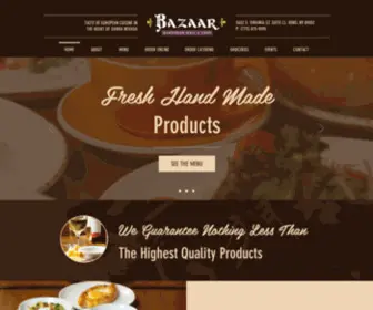 Bazaardeli.com(Bazaar European Deli and Cafe) Screenshot