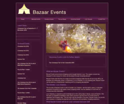 Bazaarevents.com(Bazaar Events) Screenshot
