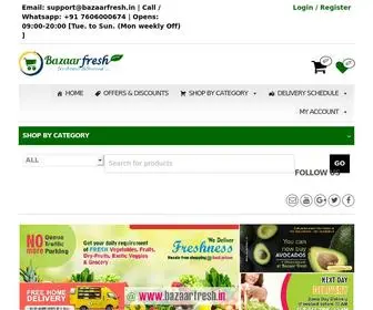 Bazaarfresh.in(Bazaar Fresh) Screenshot