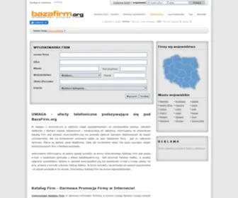 Bazafirm.org(Katalog Firm a) Screenshot