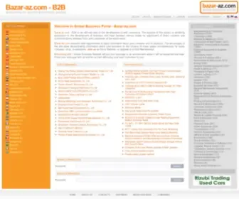 Bazar-AZ.com(Global Business Portal) Screenshot