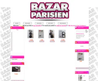 Bazar-Parisien.com(Ventes de materiel modélisme et accessoires france) Screenshot