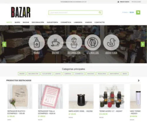 Bazardeconovedades.com.ar(BAZAR DECO & NOVEDADES) Screenshot