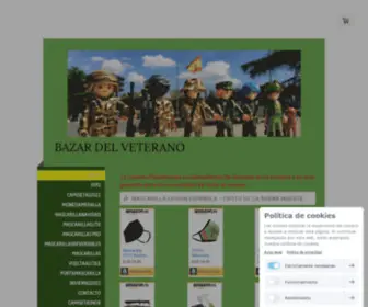 Bazardelalegion.com(Bazar de la Legión Española) Screenshot
