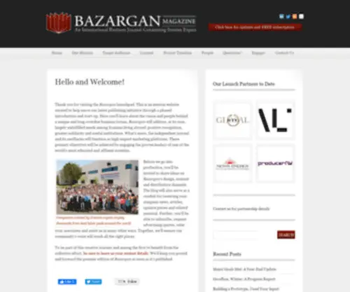 Bazarganmagazine.com(Bazarganmagazine) Screenshot